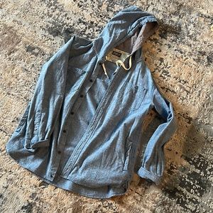 MODERN AMUSEMENT DENIM BUTTON UP